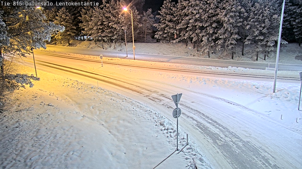 Kelikamerat Kuva Tie 816 Oulunsalo, Lentokentäntie, Oulu, Pohjois-Pohjanmaa