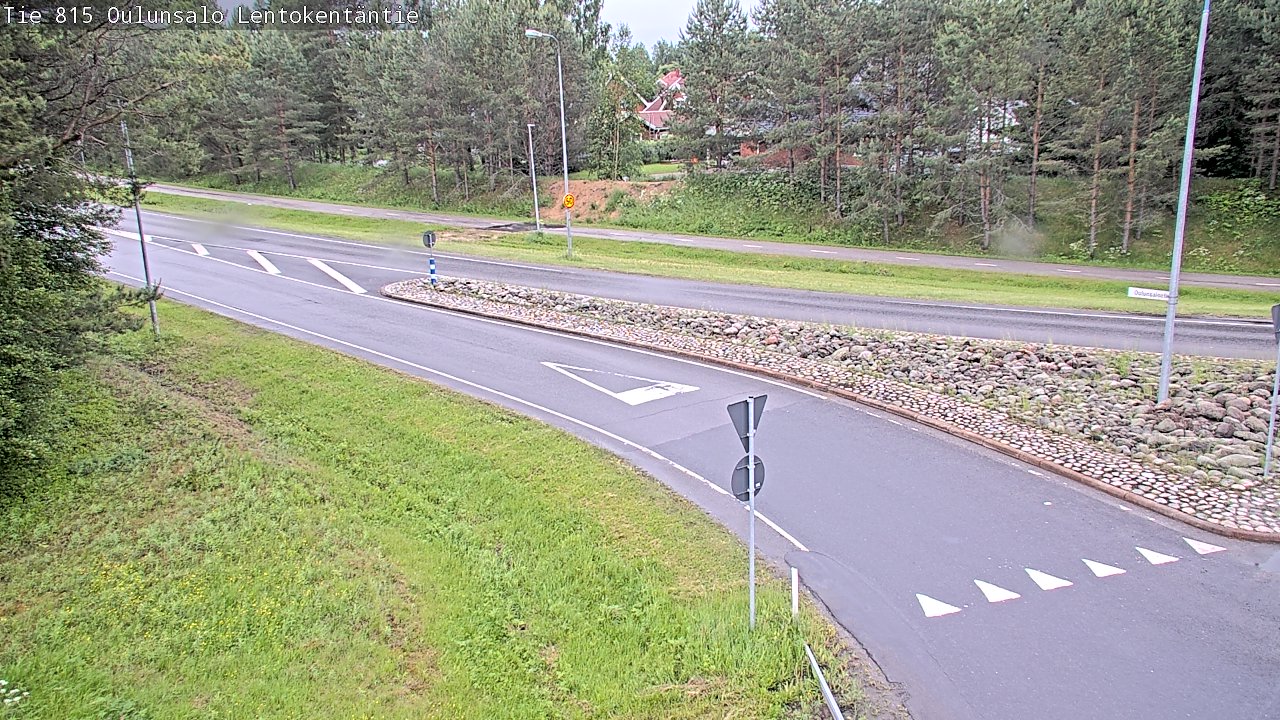 Kelikamerat Kuva Tie 816 Oulunsalo, Lentokentäntie, Oulu, Pohjois-Pohjanmaa