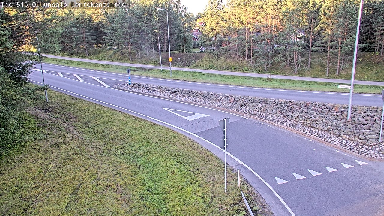 Weather Camera Image Road 816 Oulunsalo, Lentokentäntie, Oulu, Pohjois-Pohjanmaa