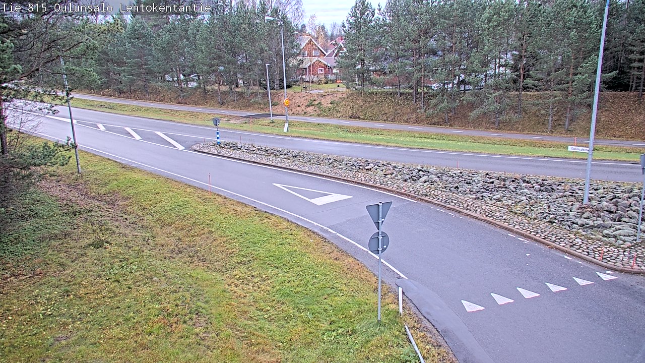 Kelikamerat Kuva Tie 816 Oulunsalo, Lentokentäntie, Oulu, Pohjois-Pohjanmaa