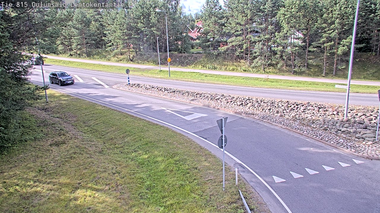 Weather Camera Image Road 816 Oulunsalo, Lentokentäntie, Oulu, Pohjois-Pohjanmaa