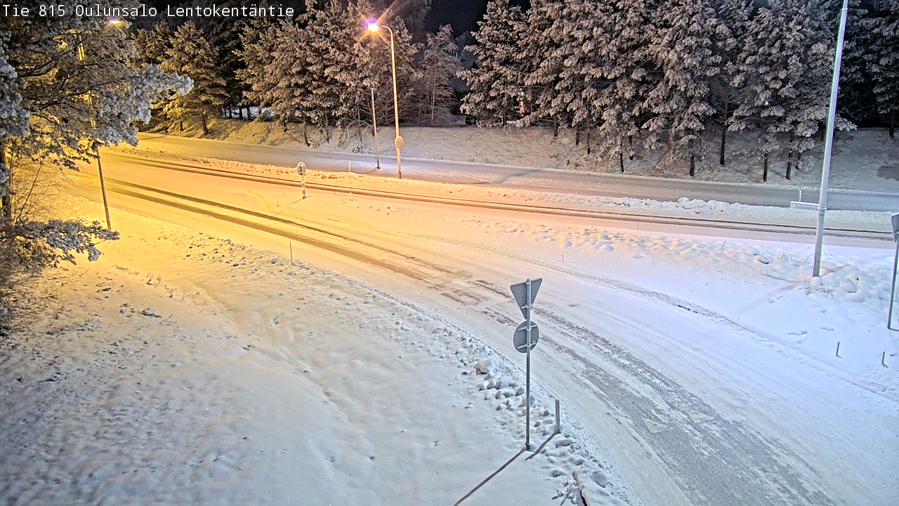 Kelikamerat Kuva Tie 816 Oulunsalo, Lentokentäntie, Oulu, Pohjois-Pohjanmaa