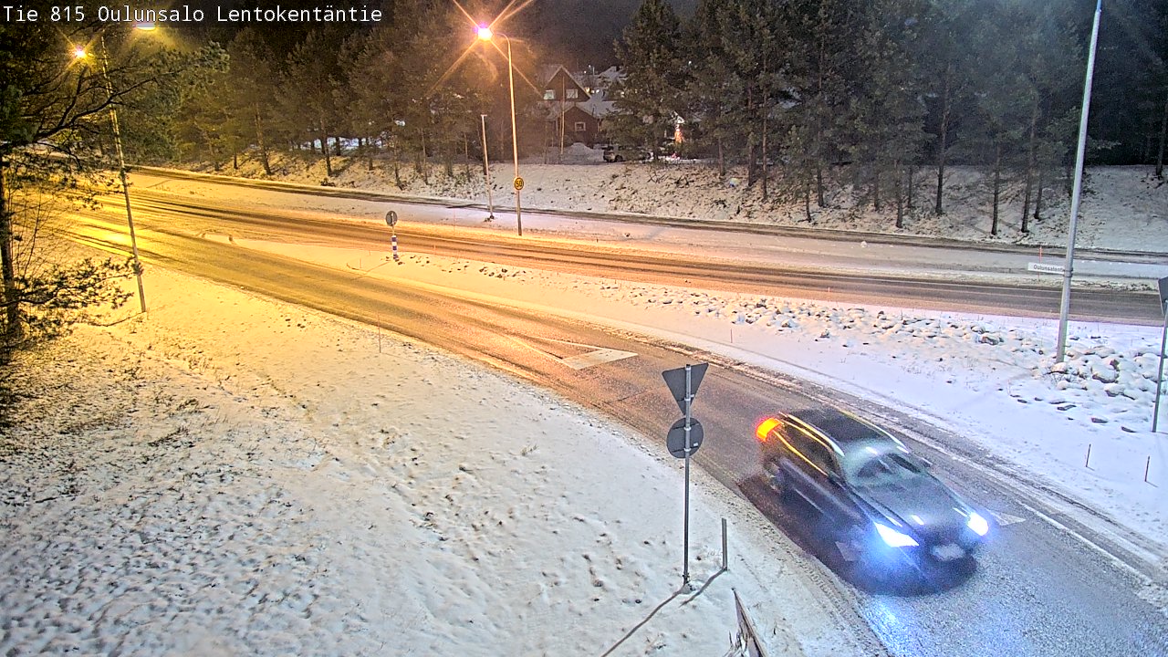 Weather Camera Image Road 816 Oulunsalo, Lentokentäntie, Oulu, Pohjois-Pohjanmaa