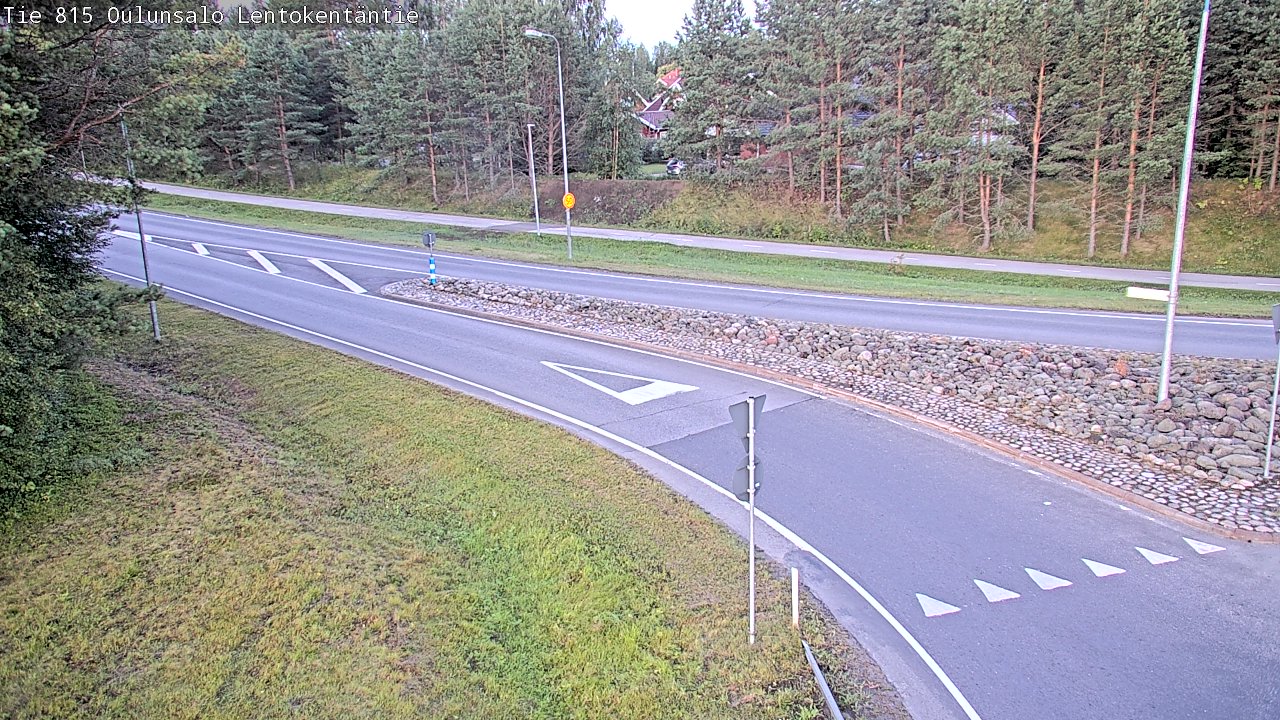 Kelikamerat Kuva Tie 816 Oulunsalo, Lentokentäntie, Oulu, Pohjois-Pohjanmaa