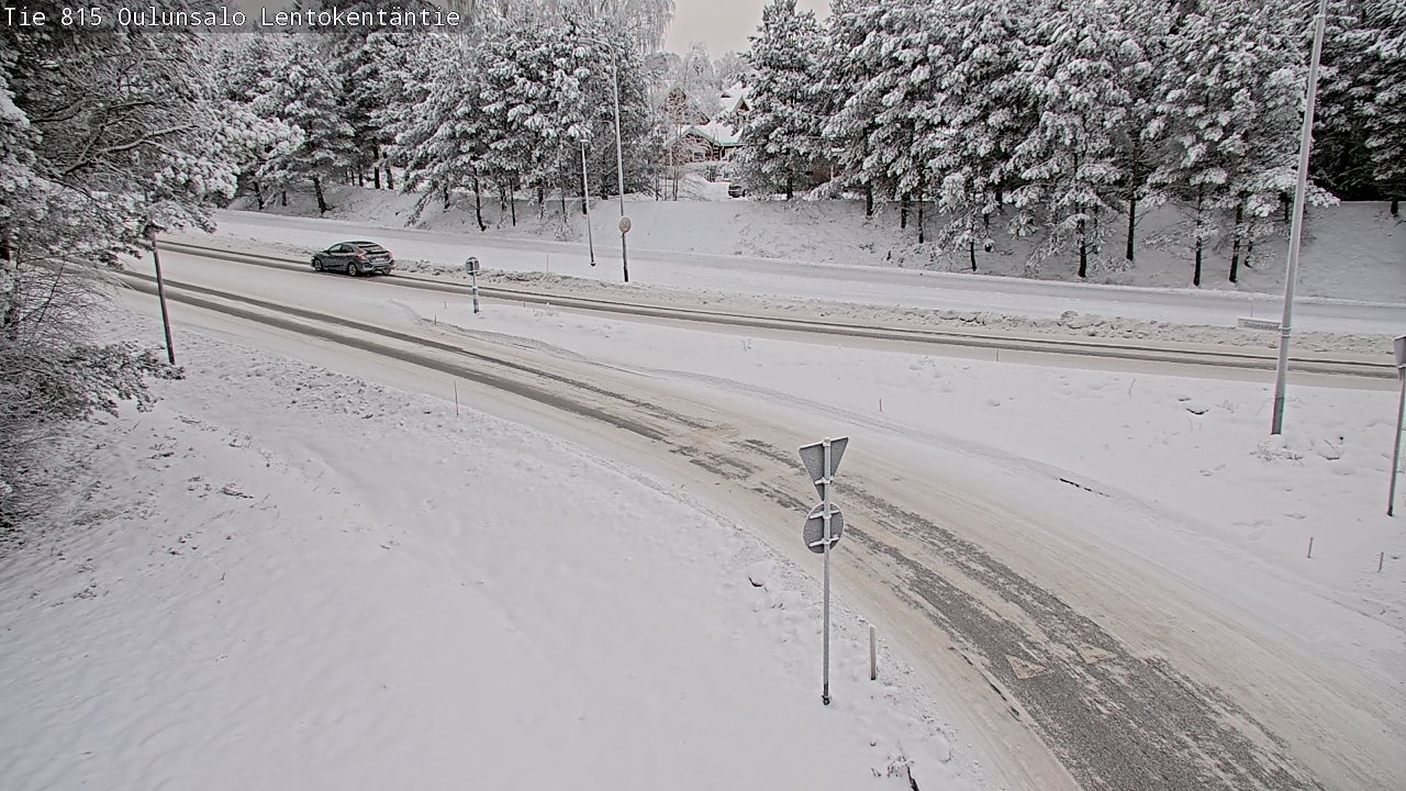 Kelikamerat Kuva Tie 816 Oulunsalo, Lentokentäntie, Oulu, Pohjois-Pohjanmaa