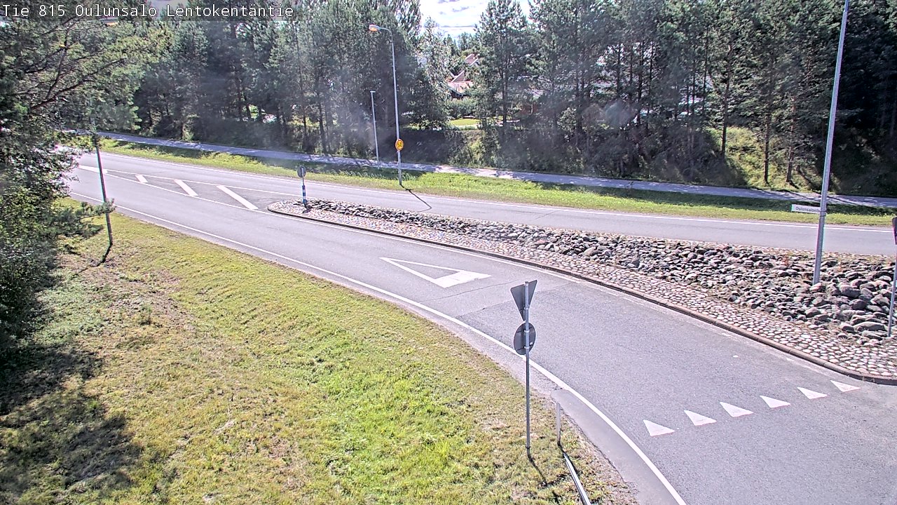 Kelikamerat Kuva Tie 816 Oulunsalo, Lentokentäntie, Oulu, Pohjois-Pohjanmaa