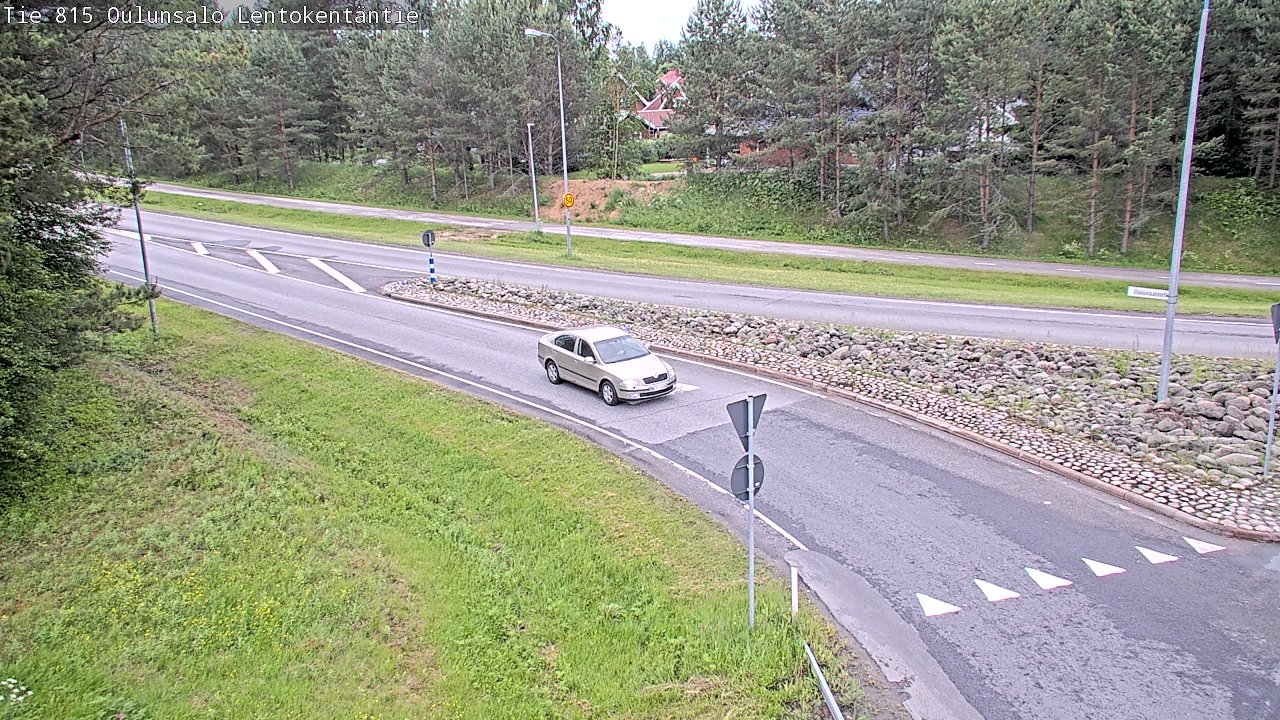 Kelikamerat Kuva Tie 816 Oulunsalo, Lentokentäntie, Oulu, Pohjois-Pohjanmaa