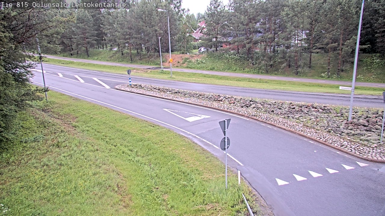 Kelikamerat Kuva Tie 816 Oulunsalo, Lentokentäntie, Oulu, Pohjois-Pohjanmaa
