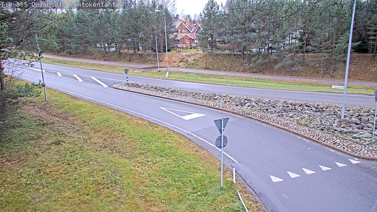 Kelikamerat Kuva Tie 816 Oulunsalo, Lentokentäntie, Oulu, Pohjois-Pohjanmaa