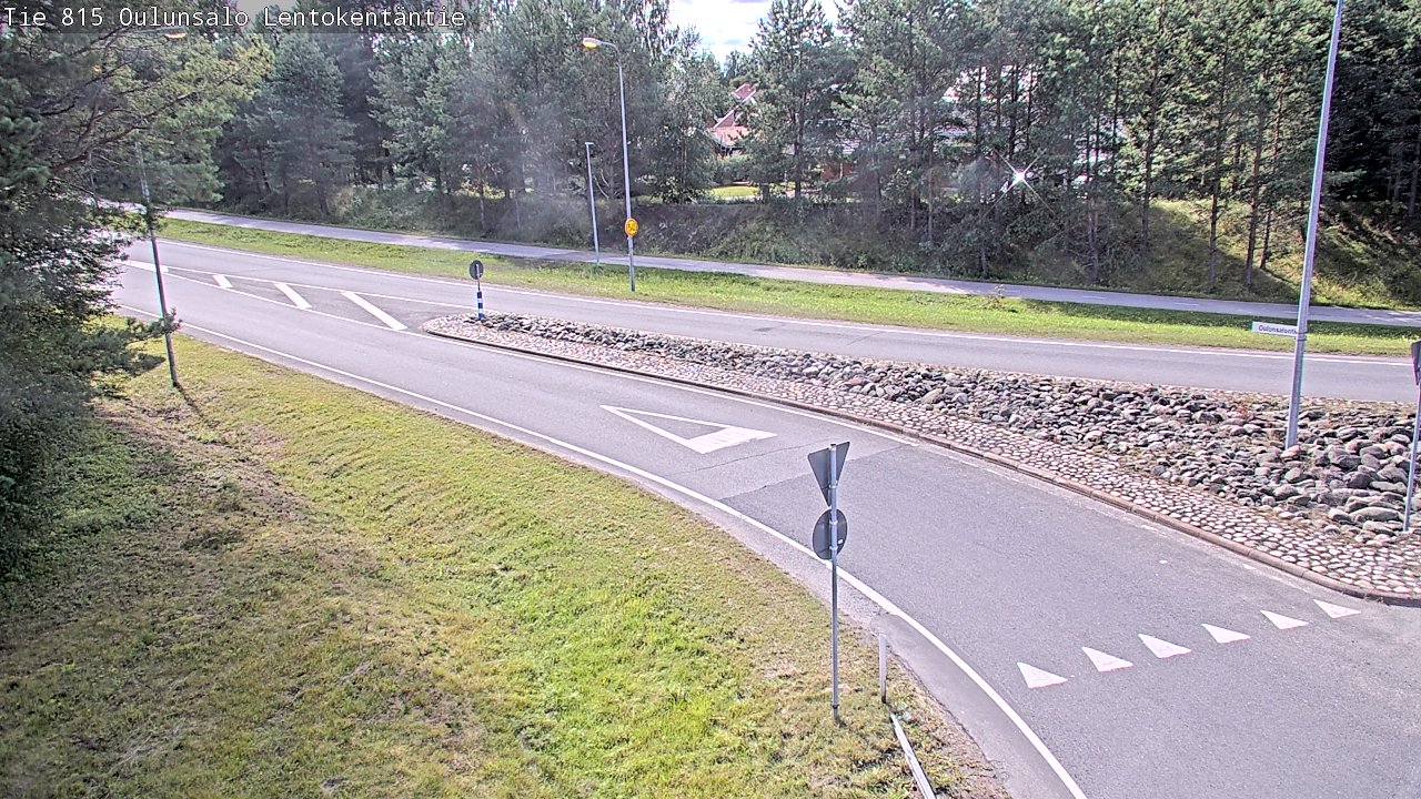 Kelikamerat Kuva Tie 816 Oulunsalo, Lentokentäntie, Oulu, Pohjois-Pohjanmaa