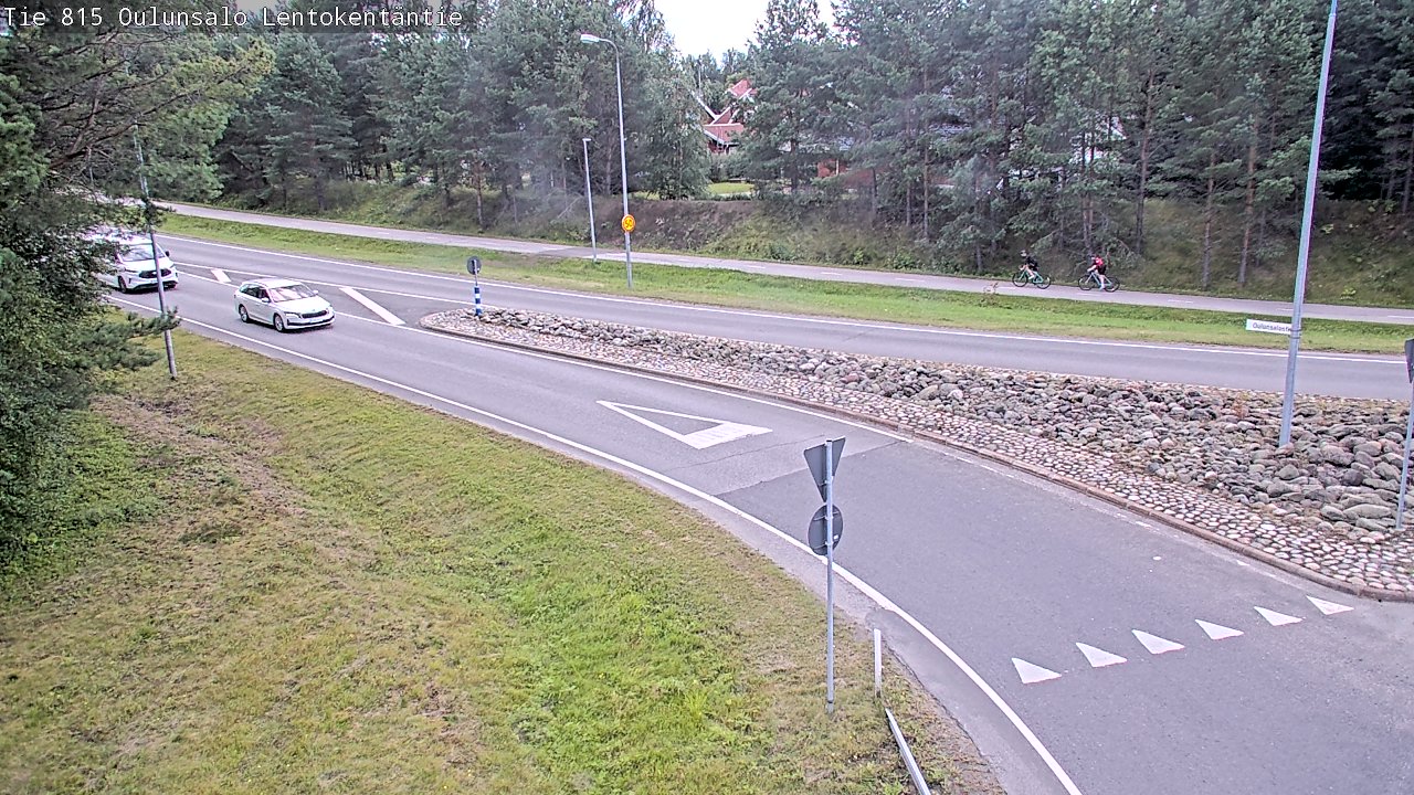 Kelikamerat Kuva Tie 816 Oulunsalo, Lentokentäntie, Oulu, Pohjois-Pohjanmaa