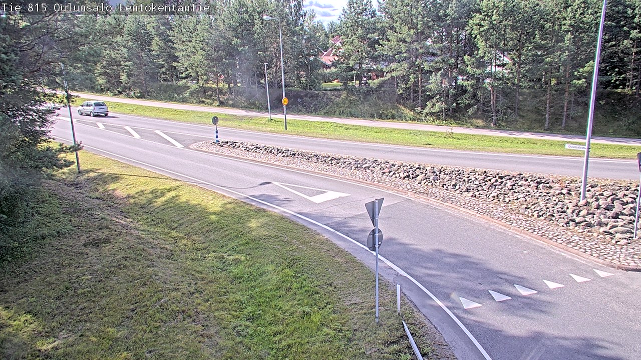 Weather Camera Image Road 816 Oulunsalo, Lentokentäntie, Oulu, Pohjois-Pohjanmaa