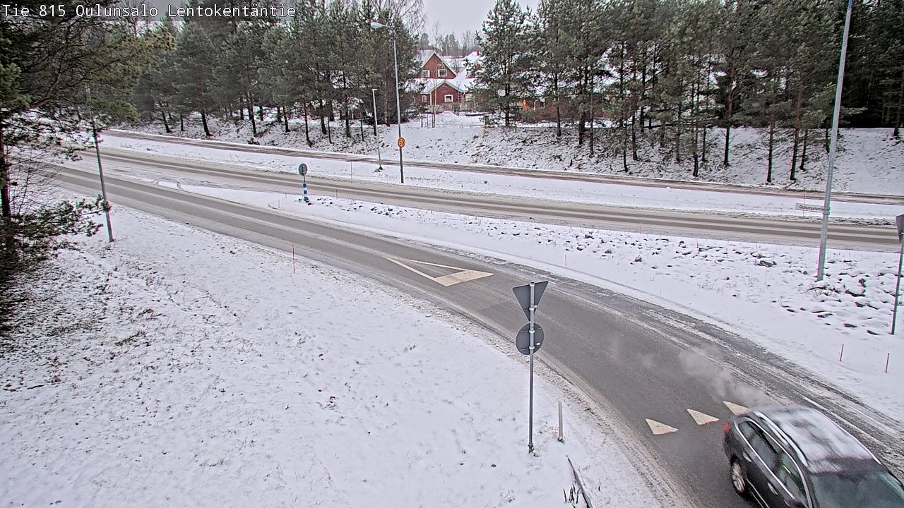 Weather Camera Image Road 816 Oulunsalo, Lentokentäntie, Oulu, Pohjois-Pohjanmaa