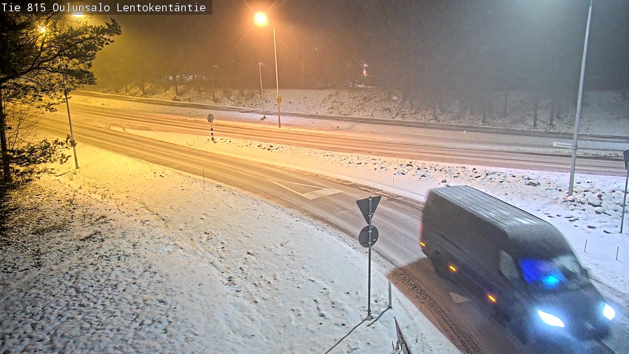 Weather Camera Image Road 816 Oulunsalo, Lentokentäntie, Oulu, Pohjois-Pohjanmaa