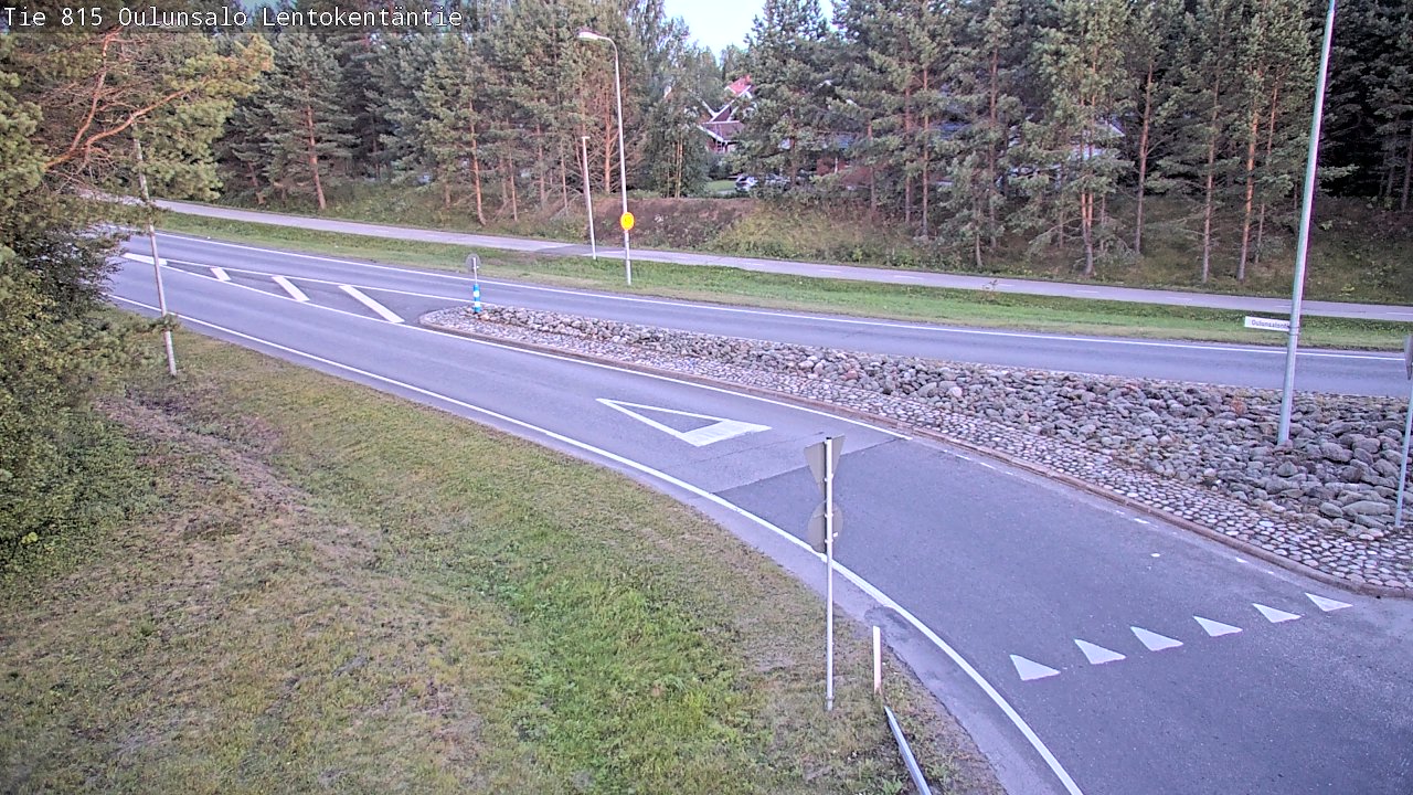 Kelikamerat Kuva Tie 816 Oulunsalo, Lentokentäntie, Oulu, Pohjois-Pohjanmaa