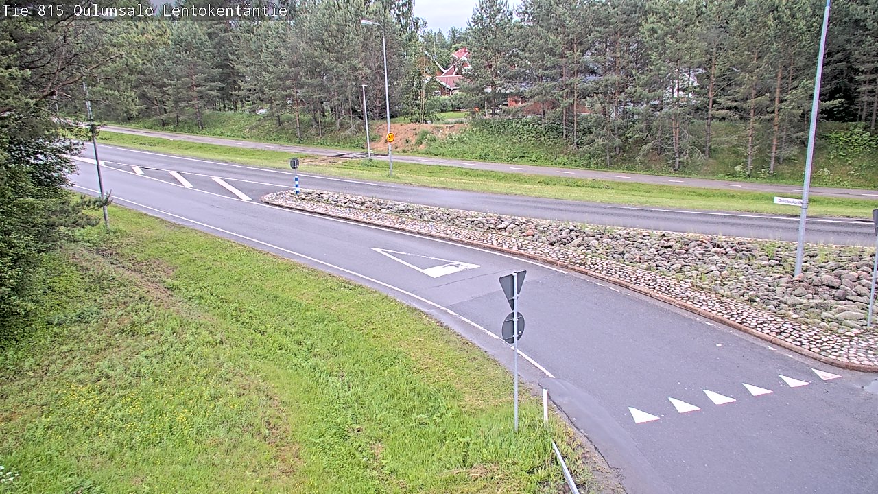 Kelikamerat Kuva Tie 816 Oulunsalo, Lentokentäntie, Oulu, Pohjois-Pohjanmaa