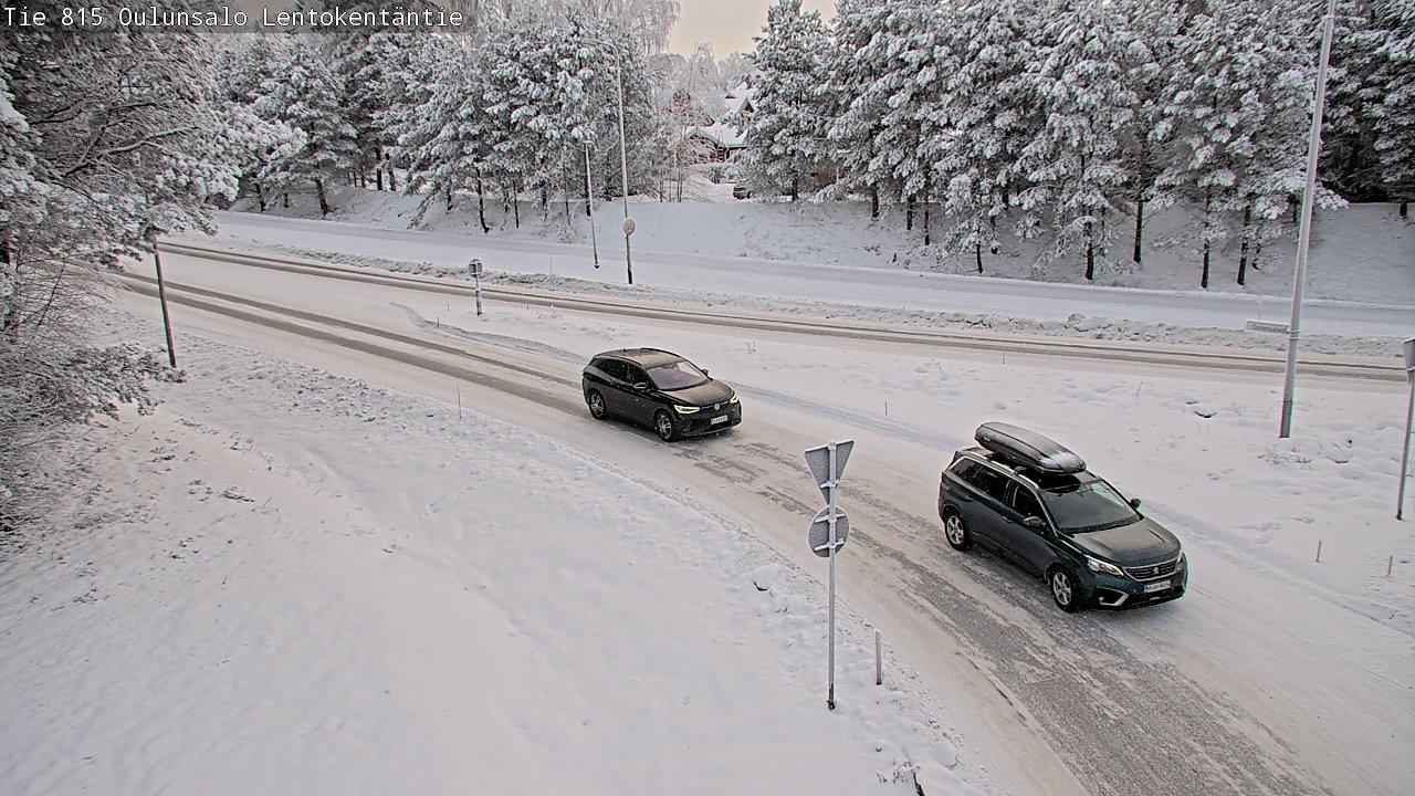 Kelikamerat Kuva Tie 816 Oulunsalo, Lentokentäntie, Oulu, Pohjois-Pohjanmaa