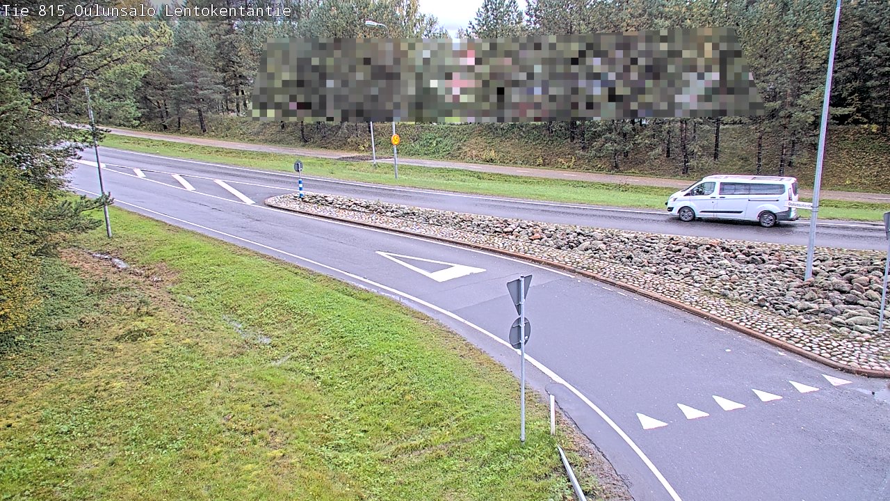 Weather Camera Image Road 816 Oulunsalo, Lentokentäntie, Oulu, Pohjois-Pohjanmaa