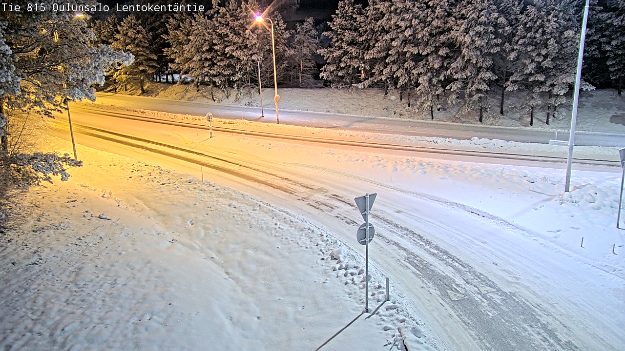 Kelikamerat Kuva Tie 816 Oulunsalo, Lentokentäntie, Oulu, Pohjois-Pohjanmaa