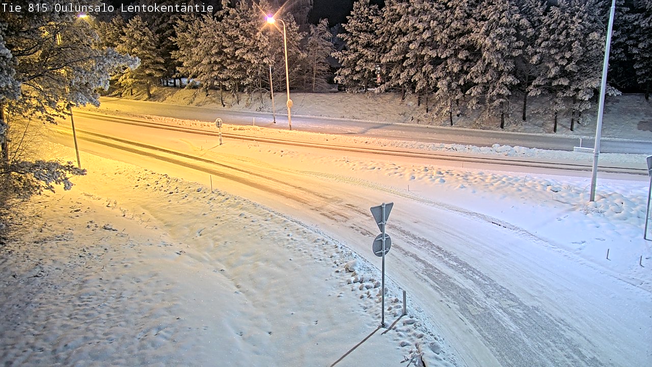 Kelikamerat Kuva Tie 816 Oulunsalo, Lentokentäntie, Oulu, Pohjois-Pohjanmaa