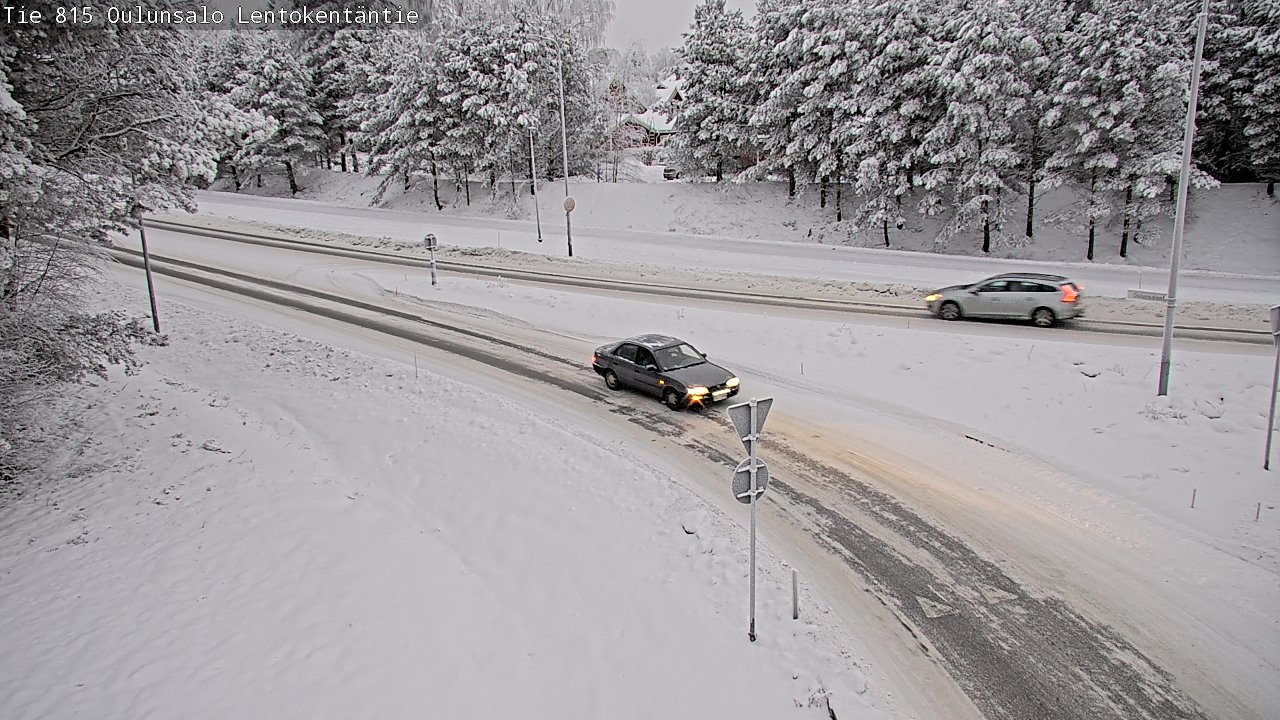 Kelikamerat Kuva Tie 816 Oulunsalo, Lentokentäntie, Oulu, Pohjois-Pohjanmaa