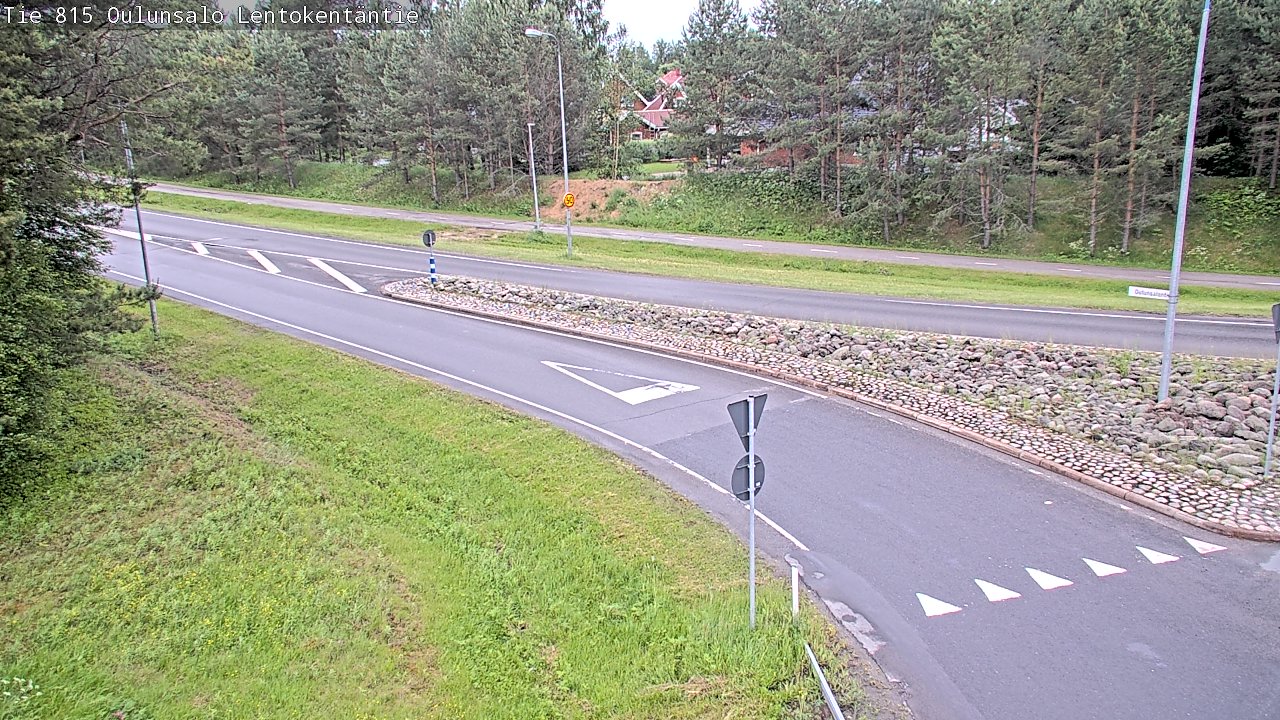 Kelikamerat Kuva Tie 816 Oulunsalo, Lentokentäntie, Oulu, Pohjois-Pohjanmaa
