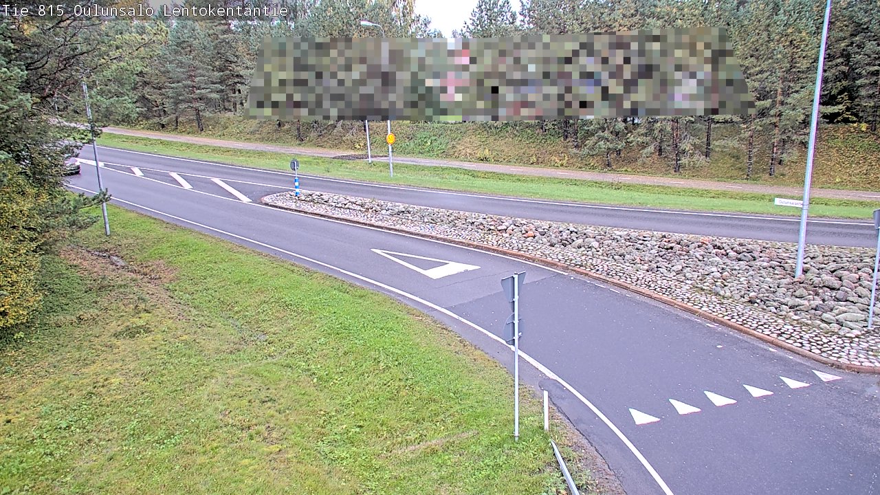 Weather Camera Image Road 816 Oulunsalo, Lentokentäntie, Oulu, Pohjois-Pohjanmaa