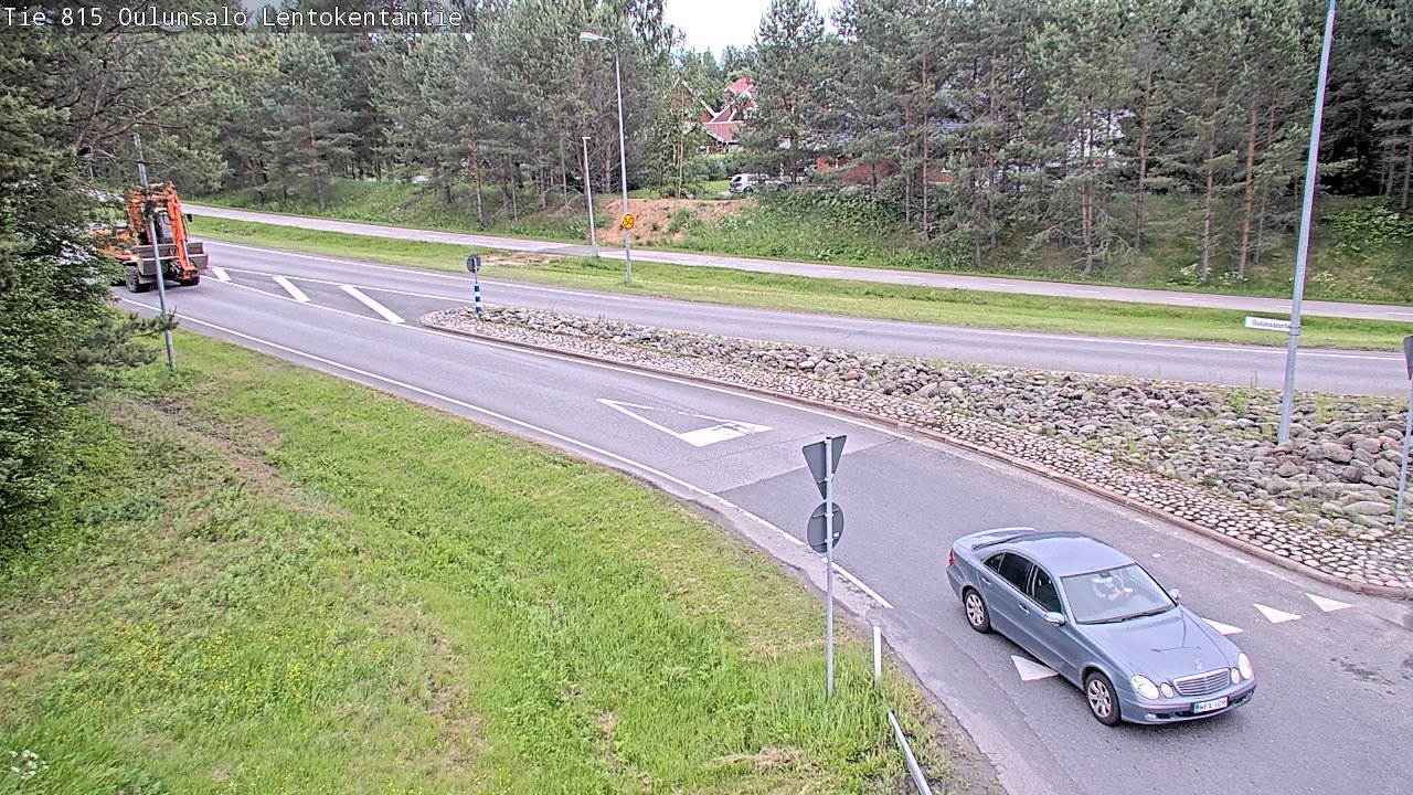 Weather Camera Image Väg 816 Uleåsalo, Lentokentäntie, Oulu, Pohjois-Pohjanmaa