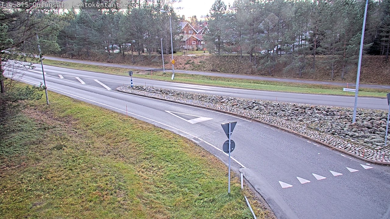 Kelikamerat Kuva Tie 816 Oulunsalo, Lentokentäntie, Oulu, Pohjois-Pohjanmaa