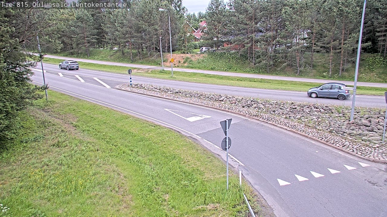 Kelikamerat Kuva Tie 816 Oulunsalo, Lentokentäntie, Oulu, Pohjois-Pohjanmaa