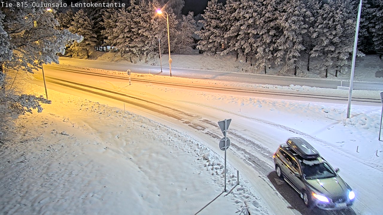 Kelikamerat Kuva Tie 816 Oulunsalo, Lentokentäntie, Oulu, Pohjois-Pohjanmaa