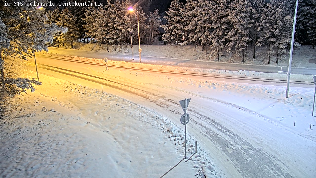 Kelikamerat Kuva Tie 816 Oulunsalo, Lentokentäntie, Oulu, Pohjois-Pohjanmaa