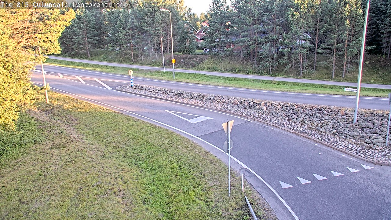 Kelikamerat Kuva Tie 816 Oulunsalo, Lentokentäntie, Oulu, Pohjois-Pohjanmaa