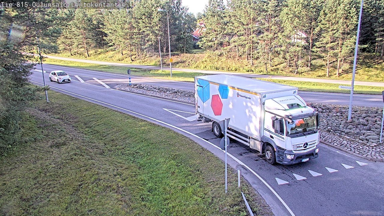 Weather Camera Image Road 816 Oulunsalo, Lentokentäntie, Oulu, Pohjois-Pohjanmaa