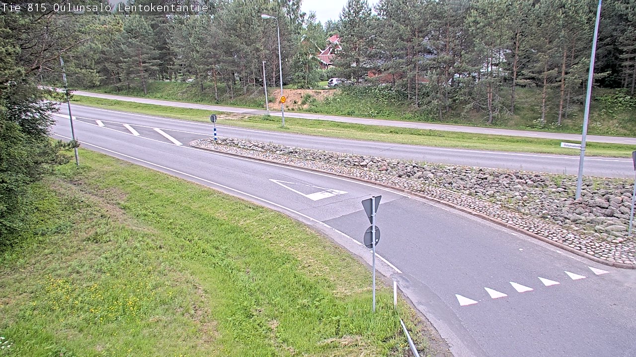 Kelikamerat Kuva Tie 816 Oulunsalo, Lentokentäntie, Oulu, Pohjois-Pohjanmaa