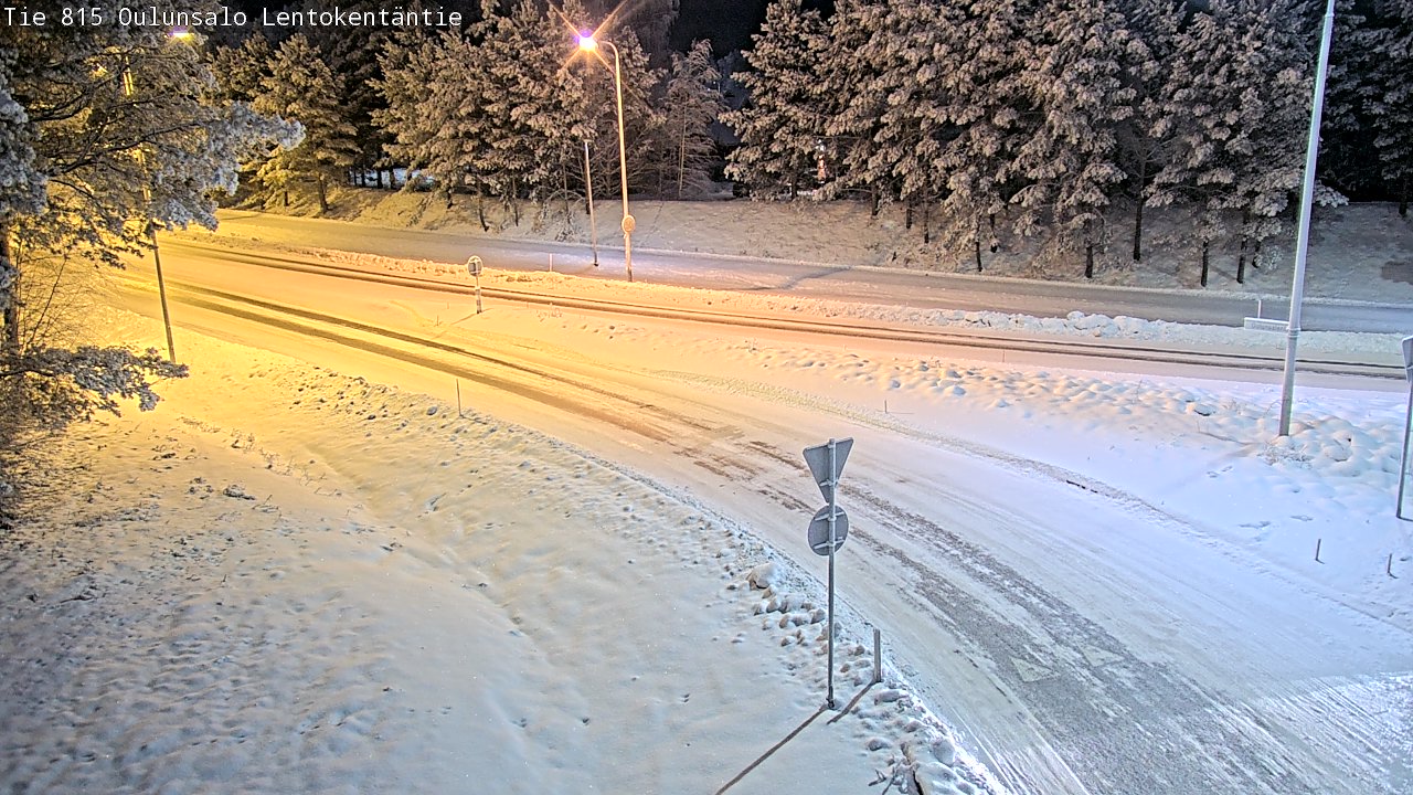 Kelikamerat Kuva Tie 816 Oulunsalo, Lentokentäntie, Oulu, Pohjois-Pohjanmaa
