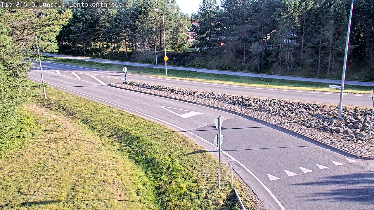 Kelikamerat Kuva Tie 816 Oulunsalo, Lentokentäntie, Oulu, Pohjois-Pohjanmaa