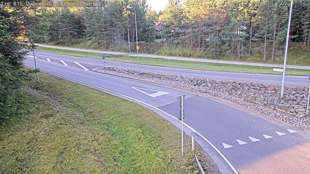 Weather Camera Image Road 816 Oulunsalo, Lentokentäntie, Oulu, Pohjois-Pohjanmaa