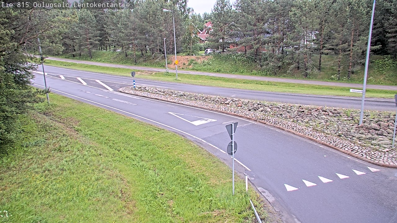 Kelikamerat Kuva Tie 816 Oulunsalo, Lentokentäntie, Oulu, Pohjois-Pohjanmaa