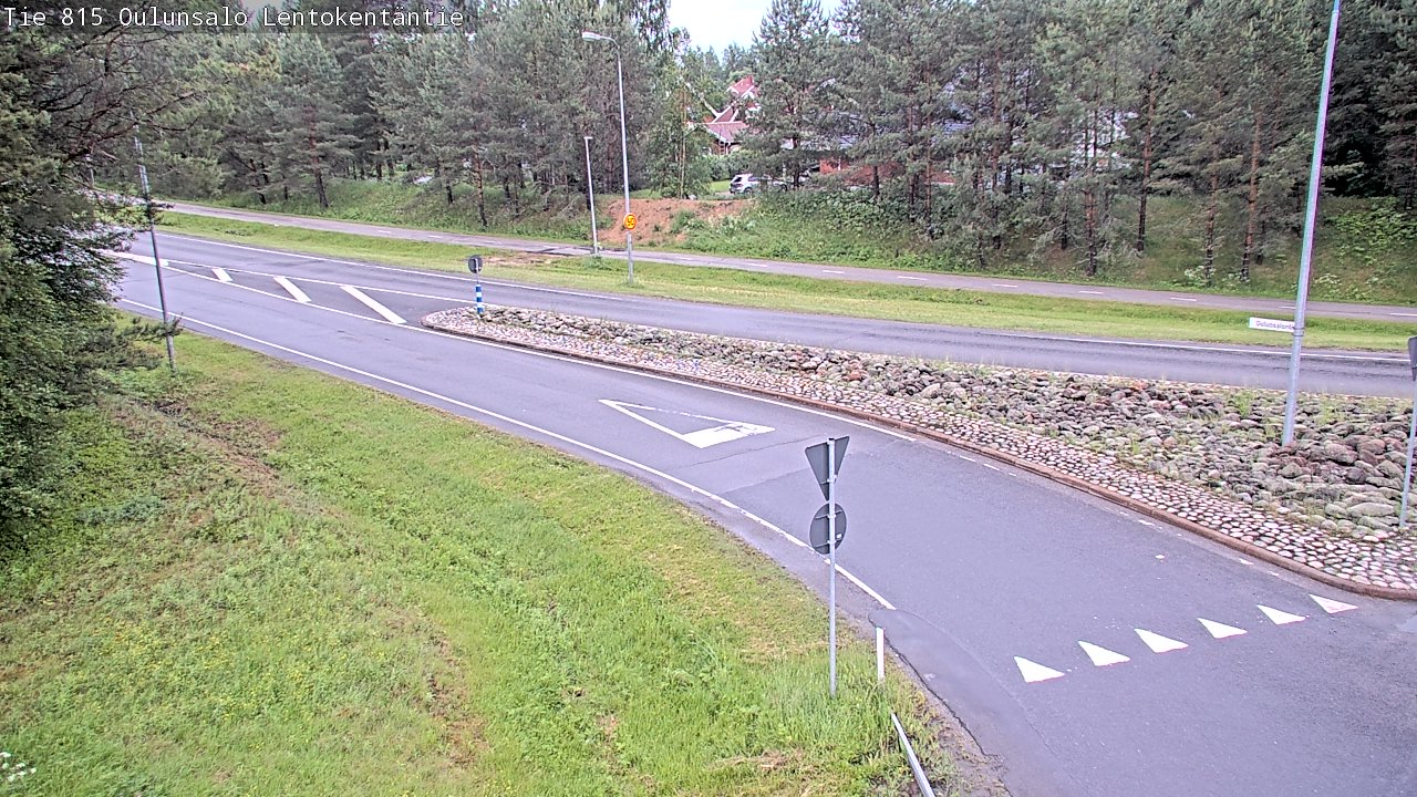 Kelikamerat Kuva Tie 816 Oulunsalo, Lentokentäntie, Oulu, Pohjois-Pohjanmaa