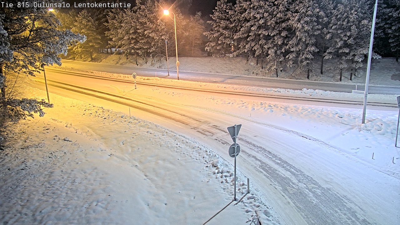 Kelikamerat Kuva Tie 816 Oulunsalo, Lentokentäntie, Oulu, Pohjois-Pohjanmaa