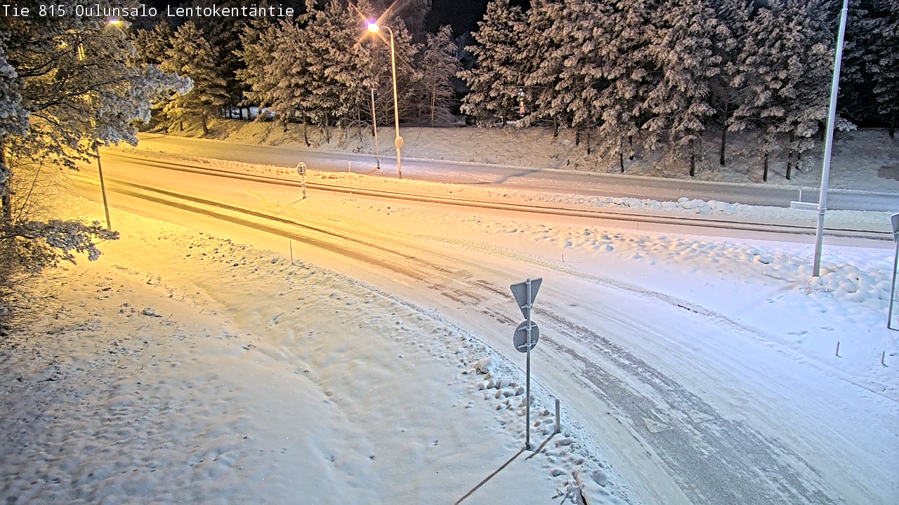 Kelikamerat Kuva Tie 816 Oulunsalo, Lentokentäntie, Oulu, Pohjois-Pohjanmaa