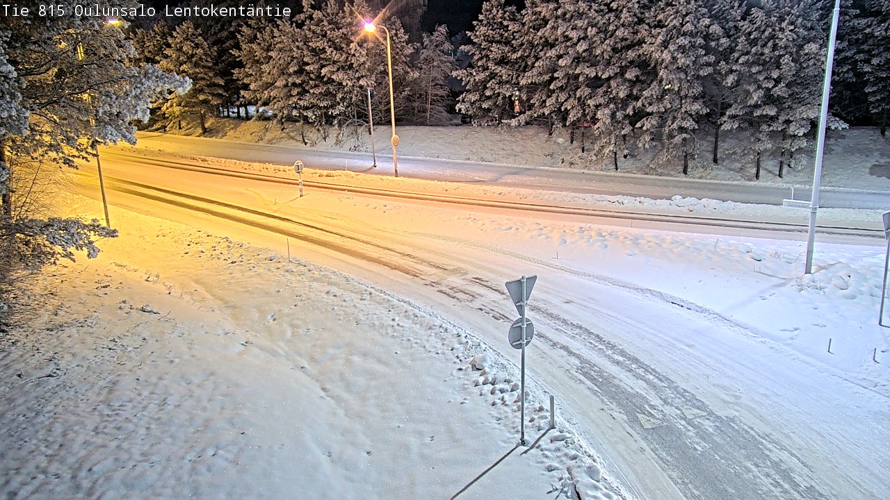 Kelikamerat Kuva Tie 816 Oulunsalo, Lentokentäntie, Oulu, Pohjois-Pohjanmaa