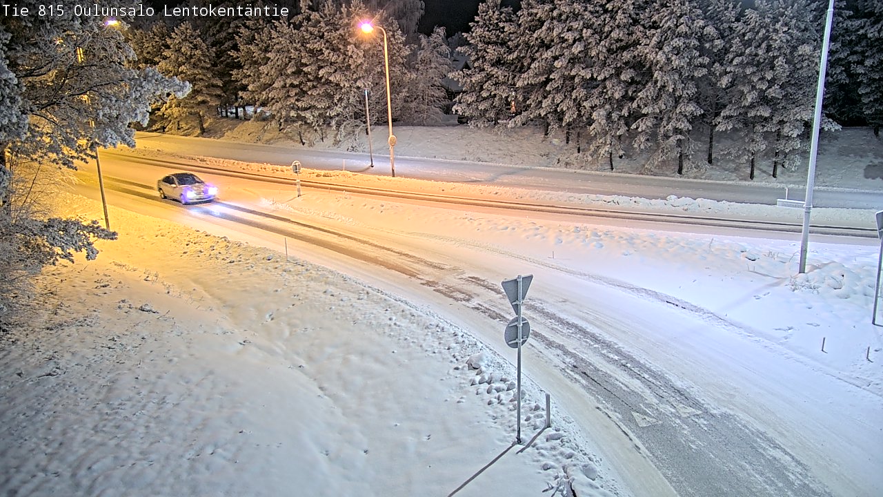 Kelikamerat Kuva Tie 816 Oulunsalo, Lentokentäntie, Oulu, Pohjois-Pohjanmaa