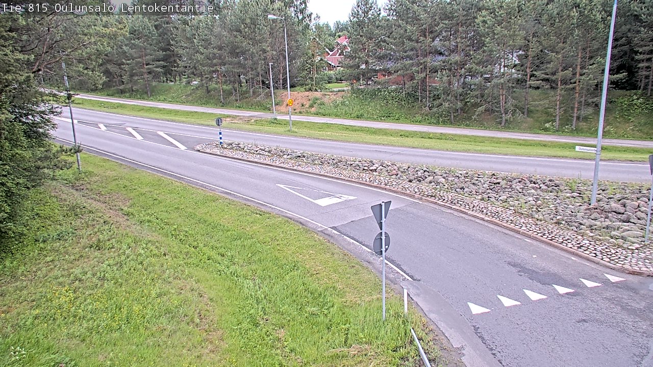 Kelikamerat Kuva Tie 816 Oulunsalo, Lentokentäntie, Oulu, Pohjois-Pohjanmaa