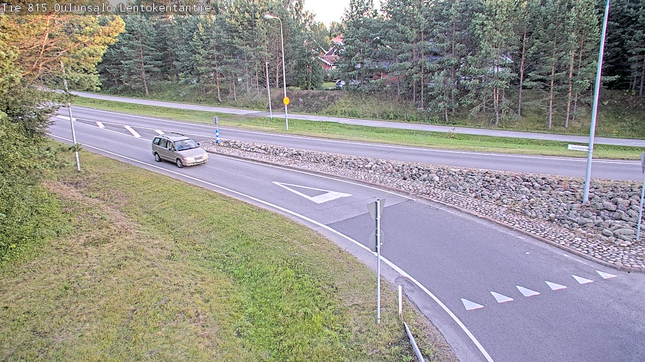 Kelikamerat Kuva Tie 816 Oulunsalo, Lentokentäntie, Oulu, Pohjois-Pohjanmaa