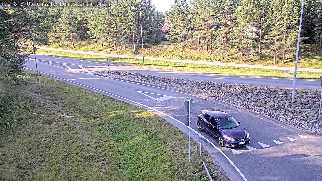 Weather Camera Image Road 816 Oulunsalo, Lentokentäntie, Oulu, Pohjois-Pohjanmaa