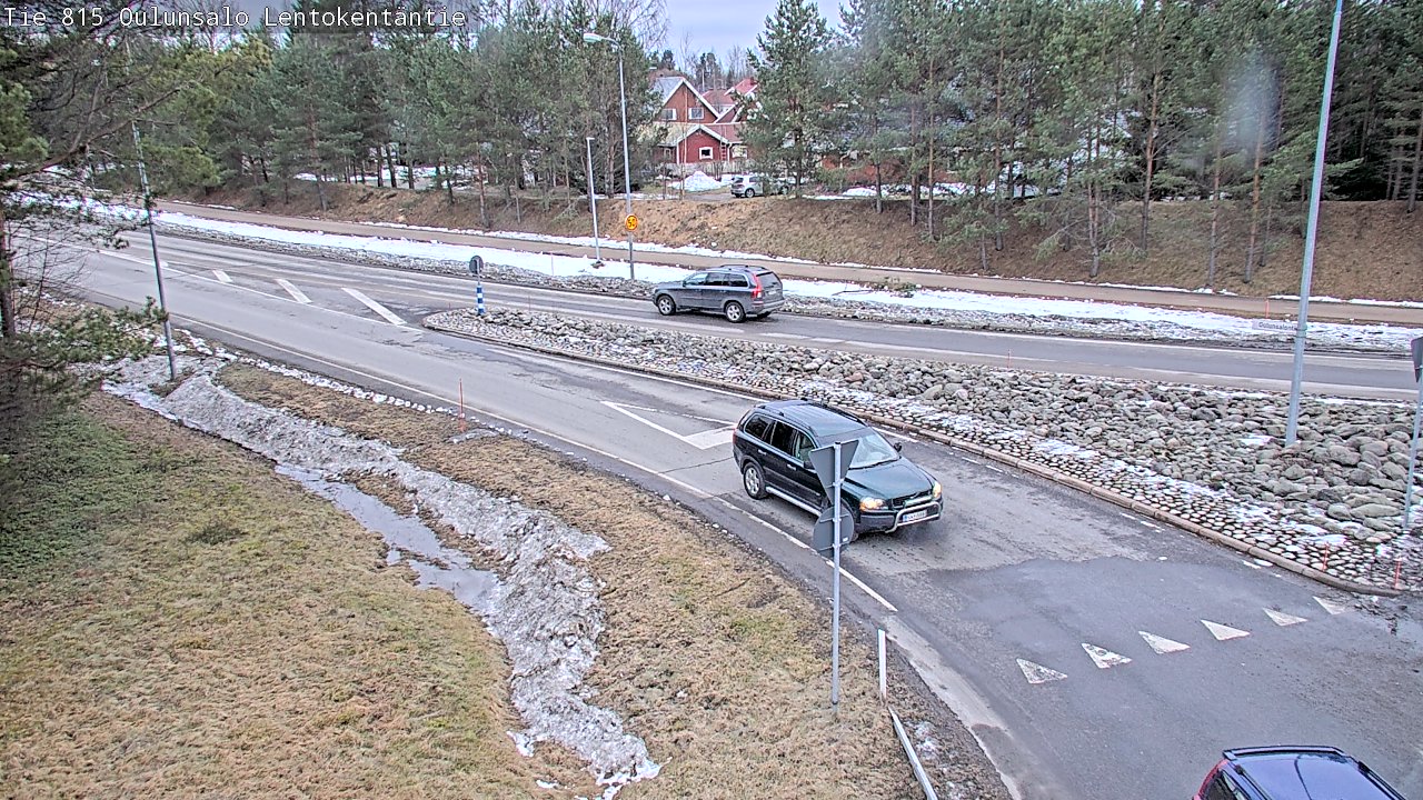 Weather Camera Image Väg 816 Uleåsalo, Lentokentäntie, Oulu, Pohjois-Pohjanmaa