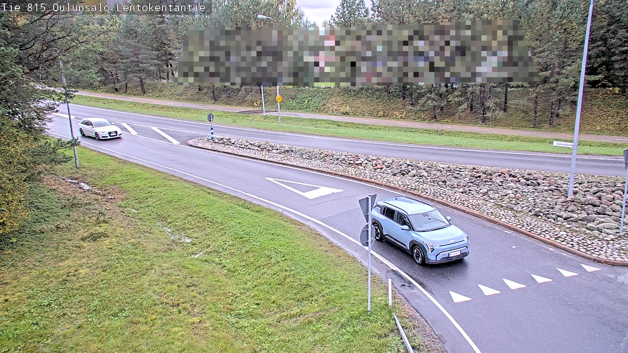 Weather Camera Image Road 816 Oulunsalo, Lentokentäntie, Oulu, Pohjois-Pohjanmaa