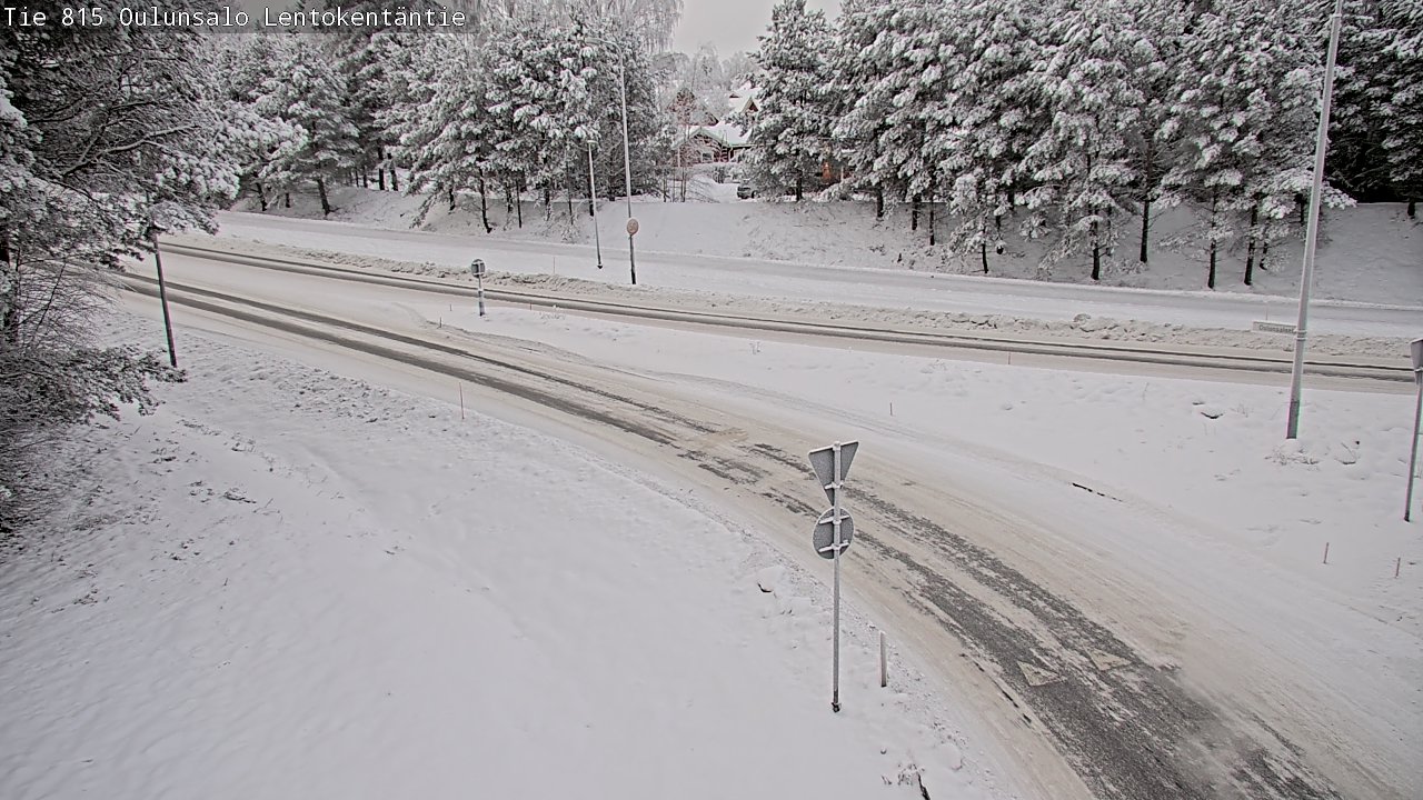 Kelikamerat Kuva Tie 816 Oulunsalo, Lentokentäntie, Oulu, Pohjois-Pohjanmaa